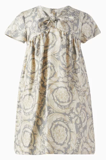 Barocco Print Dress