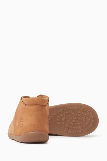 Lace-up Boots in Suede