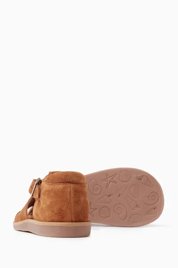 Poppy Daddy Sandals in Suede