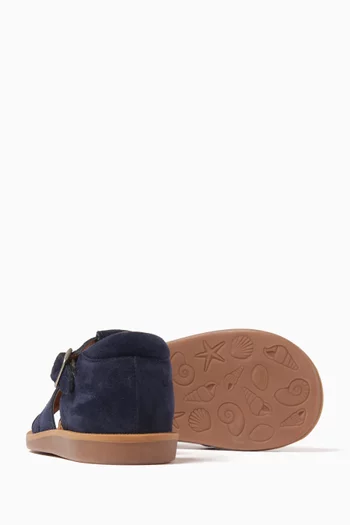 Poppy Daddy Sandals in Suede