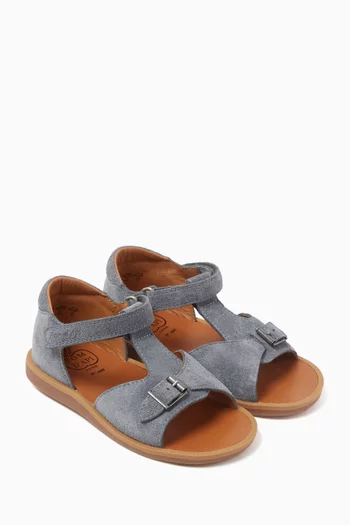 Poppy Easy Sandals in Suede