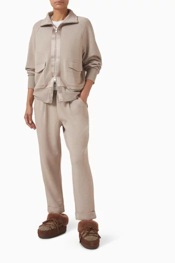 The Rolled Cuff Pants 25" in DoubleSoft® Fabric