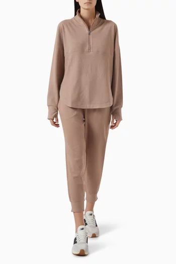 Brushed Rib Slim Sweatpants