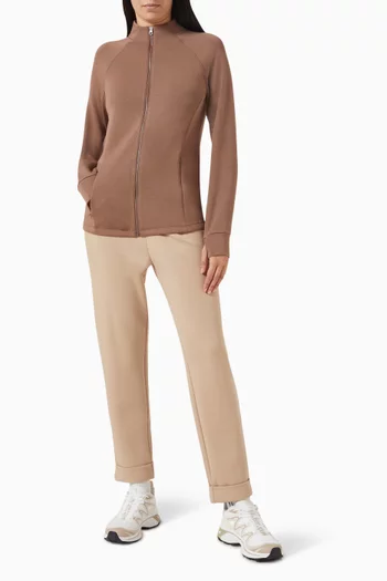 Hayden Zip-Through Midlayer Jacket in Spacer-fabric