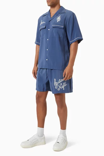 Saturday Night Shorts in Cupro