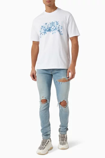 Ma Quad Distressed Jeans in Denim