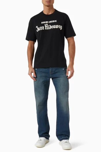 Jazz Hideaway-print T-shirt in Cotton