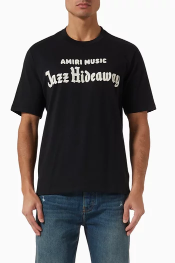 Jazz Hideaway-print T-shirt in Cotton
