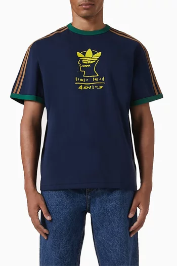 x Brain Dead T-shirt in Cotton