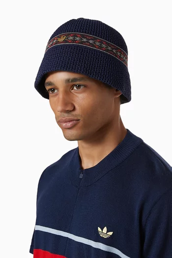 x CLOT Bucket Hat in Cotton Crochet