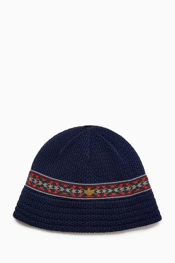 x CLOT Bucket Hat in Cotton Crochet