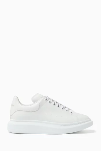 Oversized Sneakers in Leather
