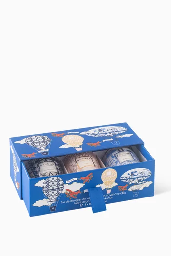 Trio Travel Candles My First Baobab Manhattan-Paris-Mykonos
