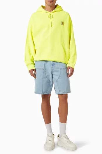 Double Knee Shorts in Smith Denim