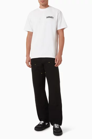 University Script T-shirt in Cotton