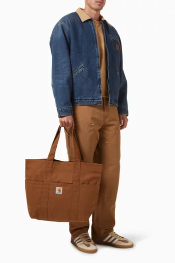 Parker Tote Bag in Cotton Canvas