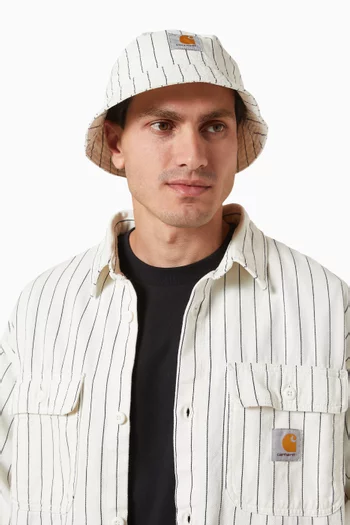Hendry Bucket Hat in Cotton Twill