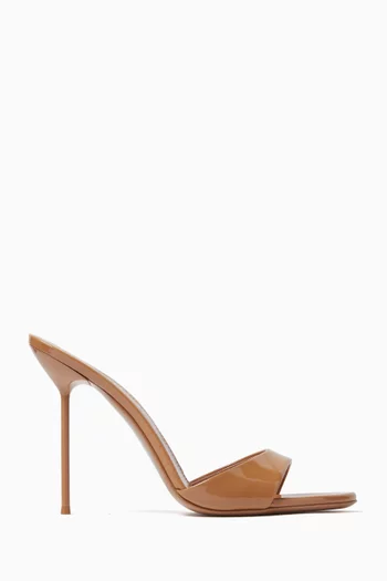 Lidia 105 Mule Sandals in Patent Leather