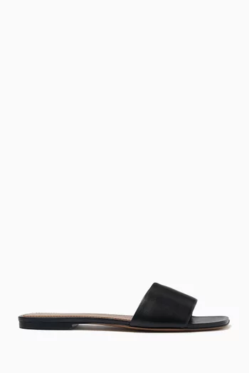 Sanremo Flat Sandals in Leather
