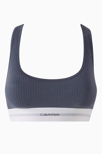 حمالة صدر ببطانة خفيفة قطن ومودال مضلع