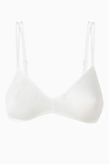 CK Instinct Triangle Bra in Sheer Lace