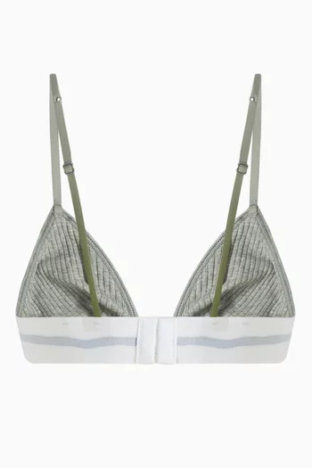 Triangle Bra in Cotton Modal Rib
