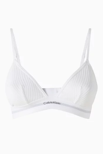 Triangle Bra in Cotton Modal Rib