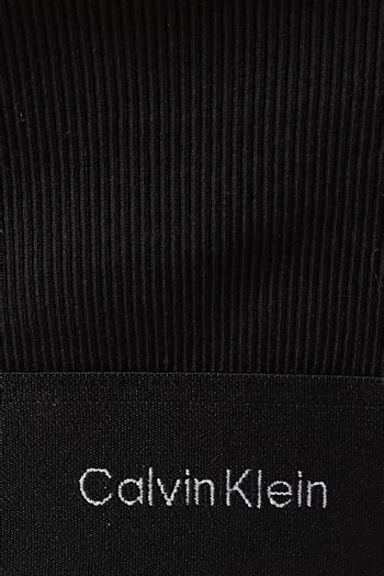 Logo Crop T-shirt in Stretch-cotton