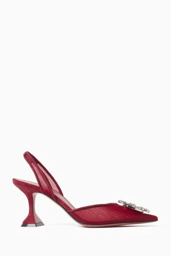Begum 70 Slingback Pumps in Mesh