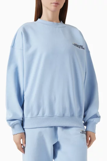 Oversized Running Sweatshirt in Organic Cotton