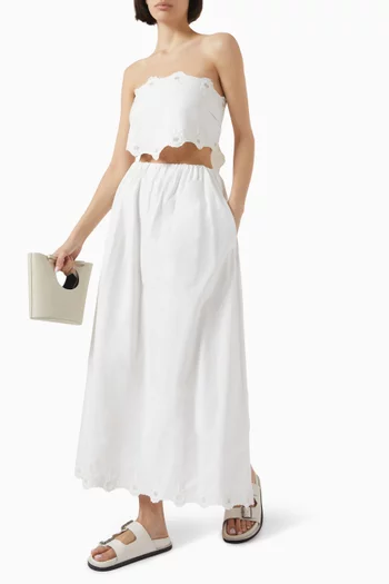Antoinette Maxi Skirt in Cotton