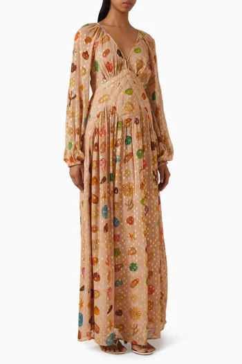 فستان شيل رين طويل