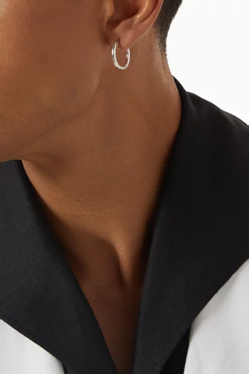 MJ Earring in Sterling Silver