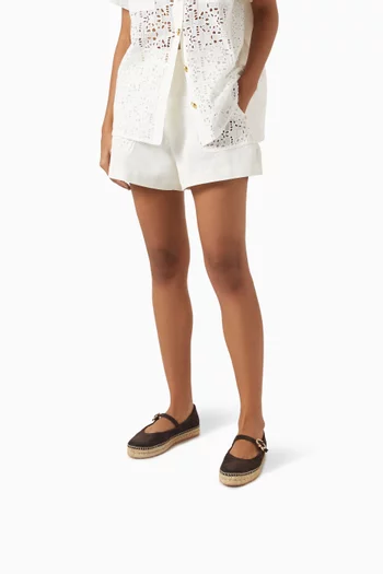 Elda Mary-Jane Espadrilles in Suede