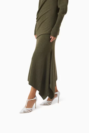 Jennifer 90 Cut-out Pumps in Nappa