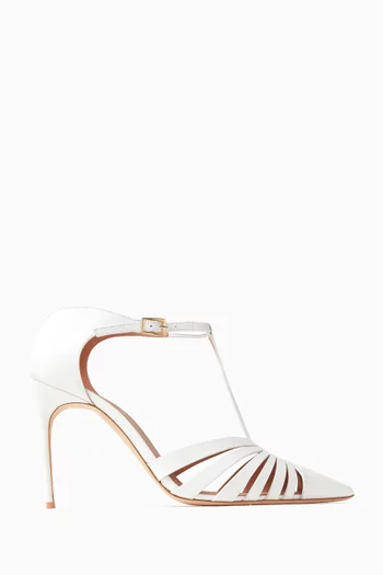 Jennifer 90 Cut-out Pumps in Nappa