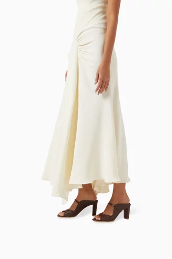 Norah 70 Sandals in Raffia & Nappa