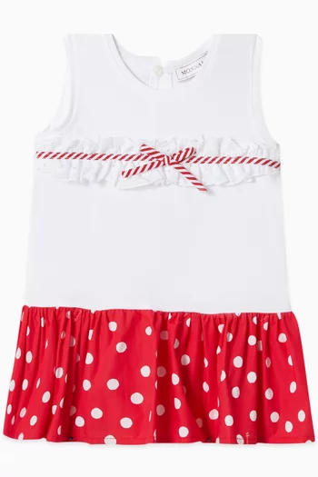 Polka Dot Dress in Organic Cotton