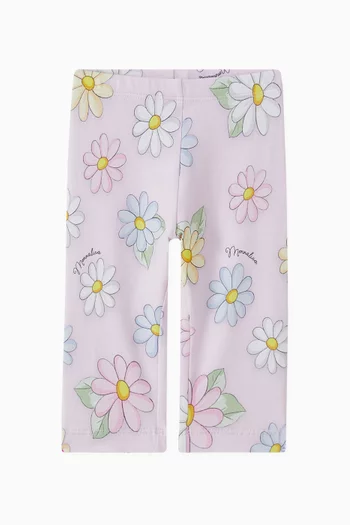 Daisy Print Leggings