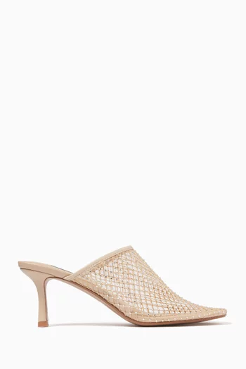 Pam 70 Mules in Mesh