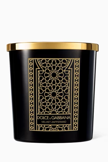 Limited Edition Eid Velvet Zafferano Candle, 240g