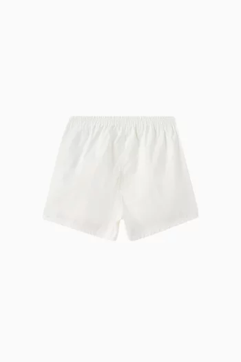 Embroidered Shorts in Cotton