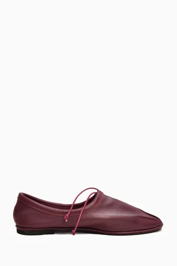 Layain Ballerina Pumps in Leather
