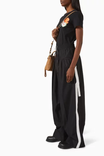 Wide-leg Pocket Pants in Technical Poplin