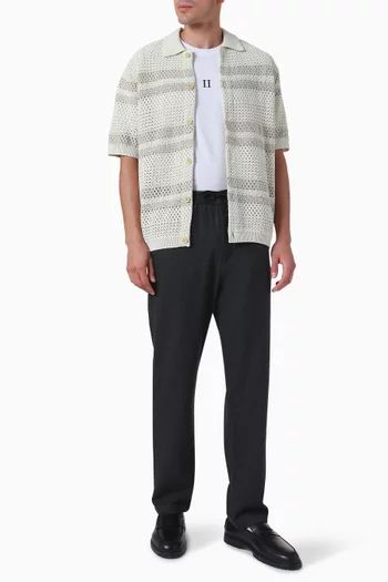 Gianni Shirt in Cotton-blend Knit