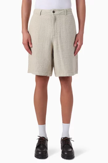 Johnny Casual Shorts in Slub Twill