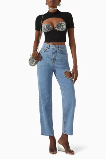 Crystal Bustier T-shirt