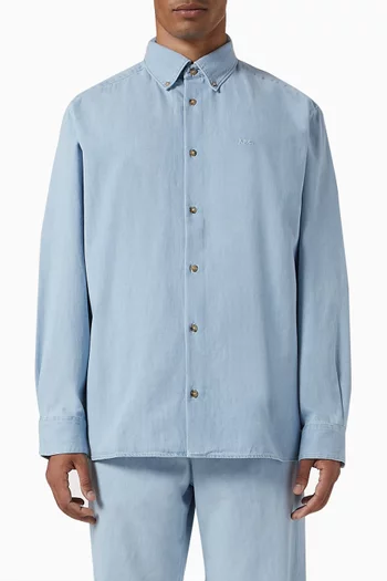 Mathias Shirt in Organic-cotton Denim