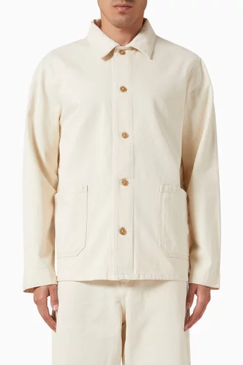 Kerlouan Brodée Jacket in Cotton-denim