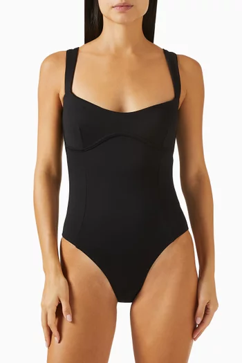 Compression Sweetheart One-piece Swimsuit